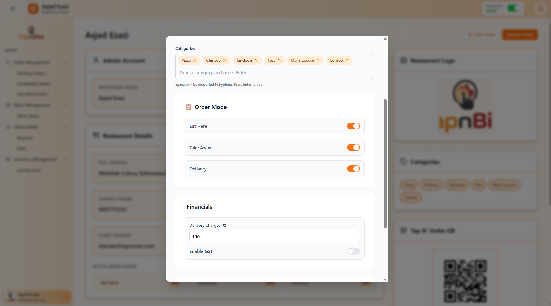 Flexible Order Types